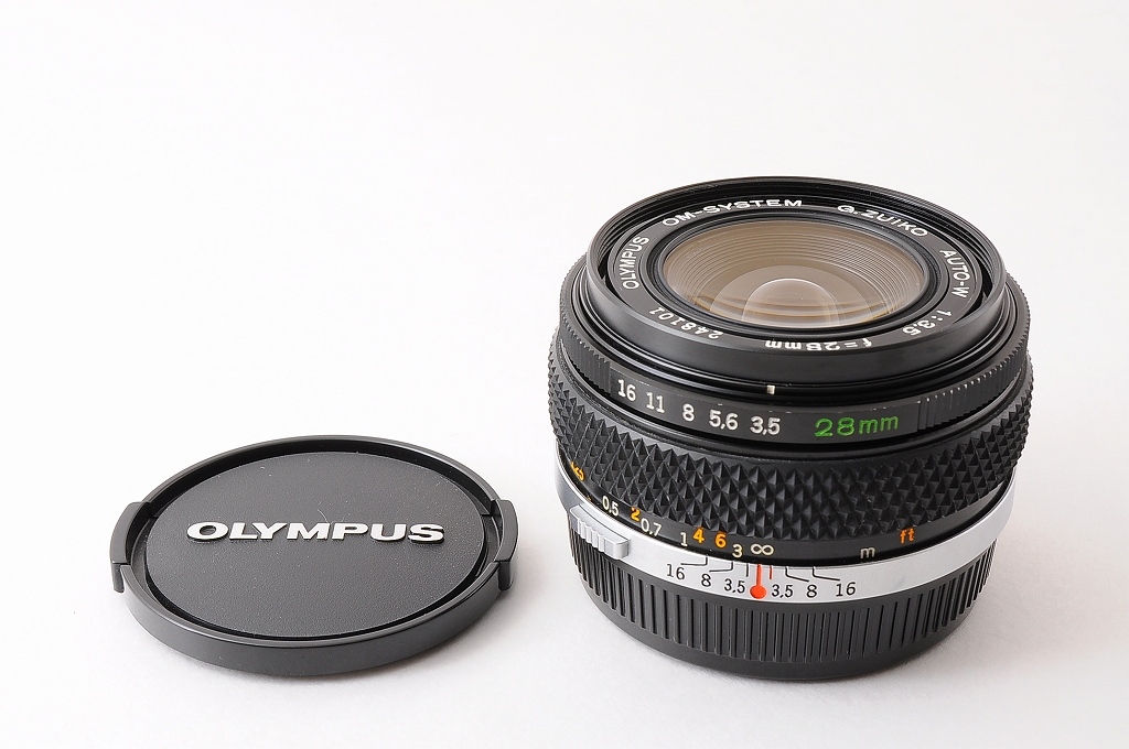NEAR MINT+】OLYMPUS OM SYSTEM G.ZUIKO AUTO W 28mm F/3.5 MF