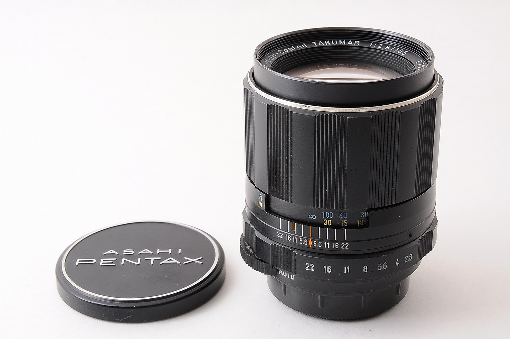 MINT】PENTAX Super Multi Coated TAKUMAR 105mm F/2.8 MF Telephoto