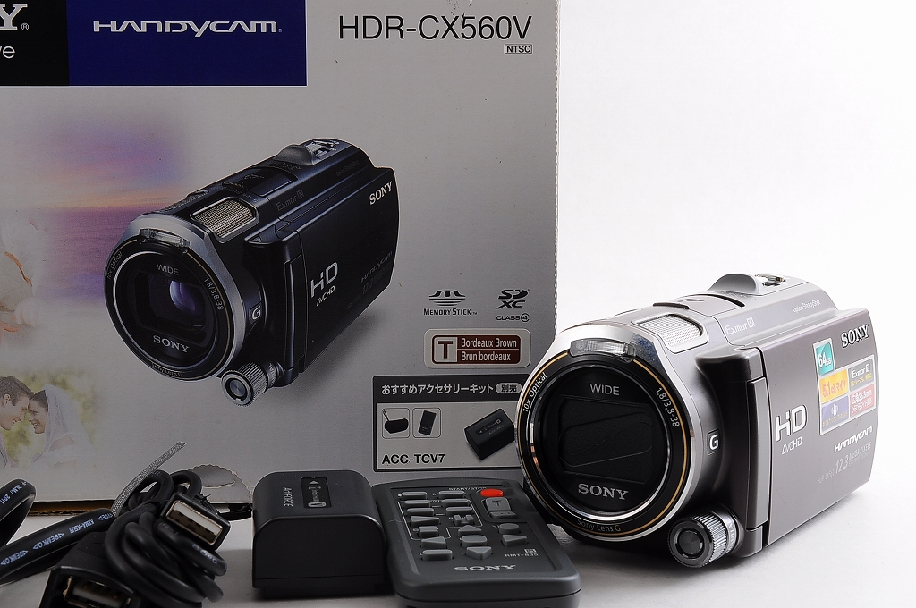 【TOP MINT】SONY HDR-CX560V Digital Video Camera JP Model IN BOX From JAPAN