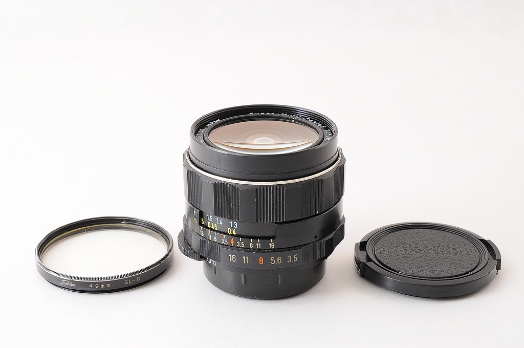 PENTAX - 人気  PENTAX Super-Multi-Coated 28mm F3.5 MINT】PENTAX Super Multi Coated TAKUMAR 28mm F3.5 MF Lens +