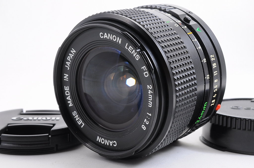 Excellent+】CANON NEW FD NFD 24mm F/2.8 MF Wide Angle Lens
