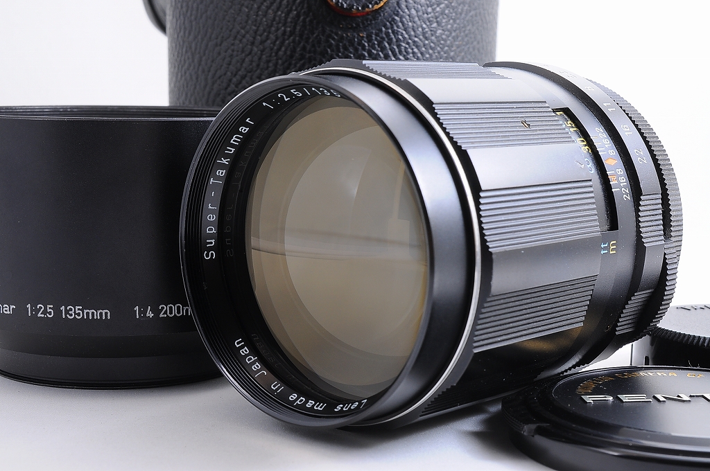 ペンタックス　スーパータクマー 　カメラレンズ　2.5/135mm　美品 ペンタックス スーパータクマー カメラレンズ 2.5/135mm 美品