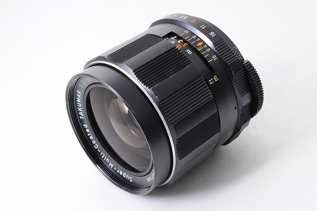 NEAR MINT+】PENTAX Super Multi Coated TAKUMAR 35mm F/2 MF