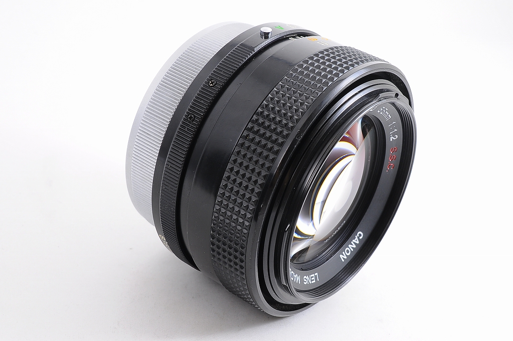 Canon FD 55mm f/1.2 SSC ASPH 美品 レンズ Canon FD 55mm f/1.2 Chrome Nose Rare 