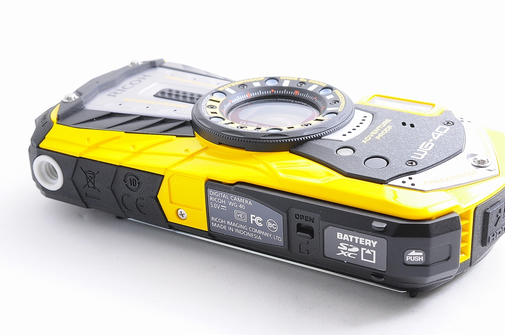 RICOH WG-40 防水 イエロー コンパクトデジタルカメラ RICOH WG-40 yellow 【公式通販】