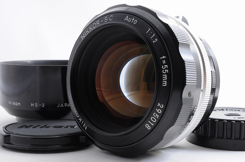 美品 Nikon NIKKOR-S.C Auto 55mm F1.2 非Ai Nikon Nikkor-S.C Auto 55mm f1.2 Non-Ai MF Lens | eBay