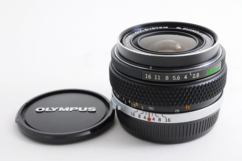 OLYMPUS G.ZUIKO AUTO-W 35mm F2.8 【光学美品】 Olympus G.Zuiko Auto-W 35mm f/2.8 MF Wide Angle Prime Lens