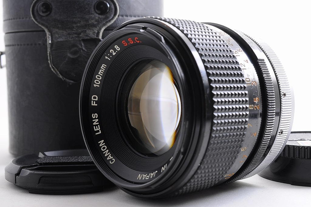 #530■訳あり■Canon lens FD 100mm 1:2.8 s.s.c Canon FD 100mm 1:2.8 S.S.C Lens w/ Made In JAPAN | eBay