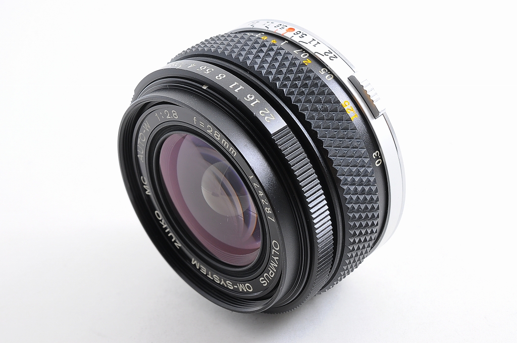 Olympus OM-System Zuiko MC Auto-W 28mm F2.8 MF Lens OM Mount NEAR