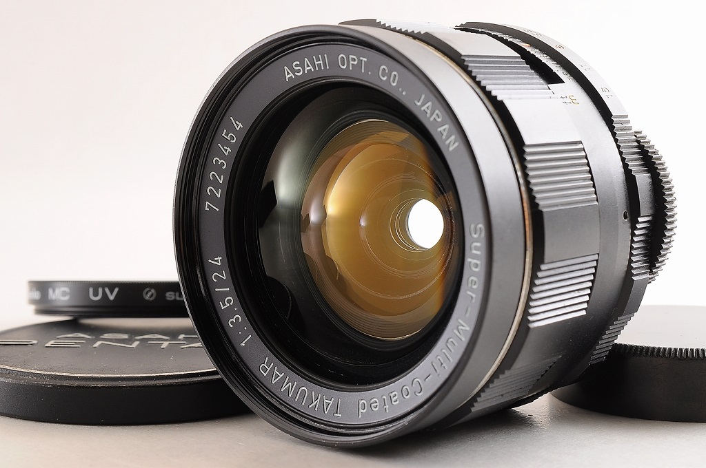 Pentax Super Multi Coated Takumar 24mm F3.5 MF Lens M42 Mount MINT